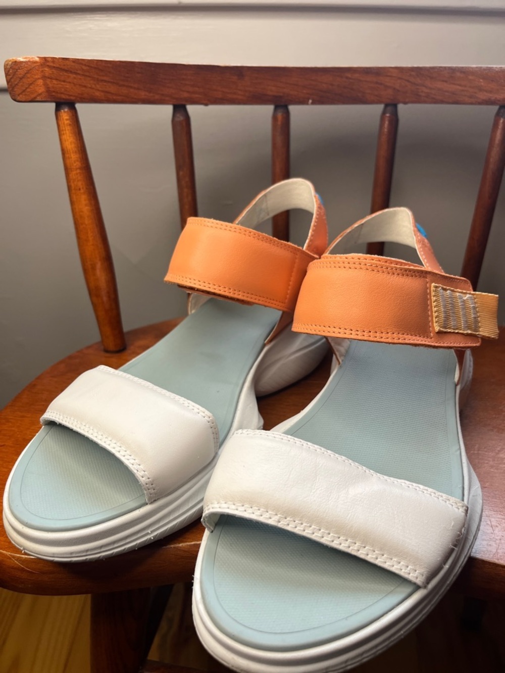 Sorel Women's Explorer Blitz Stride Sandals in the Paradiso/Peach Sea Salt Sz 10 - Picture 8 of 12